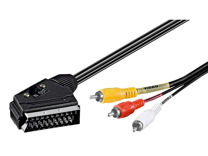 Kabel scart/3 chinch 3 m