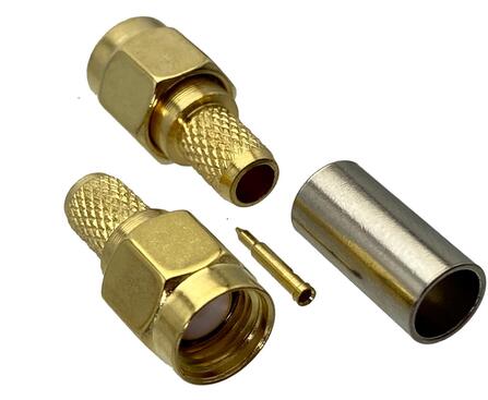 Krimp SMA konektor moški za kabel RG58