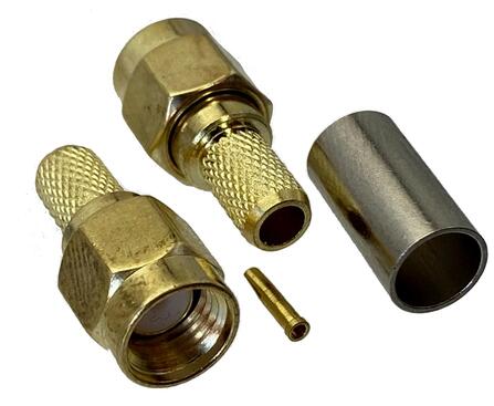 Crimp konektor RP-SMA moški RF240/H155