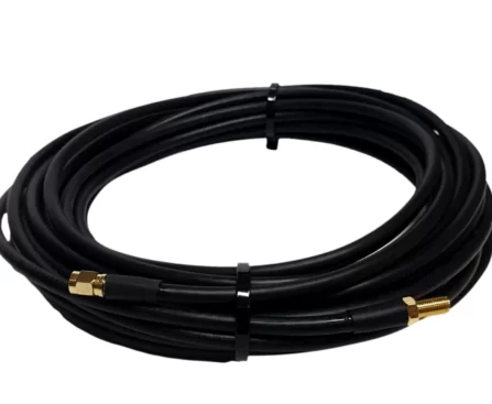Pripravimo podaljšek 50 ohm s koaksialnim kablom tipa RF-240 in konektorji