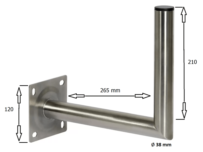 inox nosilec za anteno l30 shema