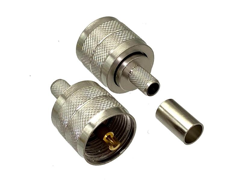 Krimp konektor PL-259 moški za kable RF-240