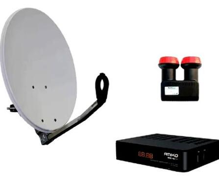 Satelitski komplet za Astro in Hotbird z anteno 80 cm