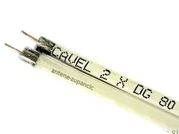 Koaksialni kabel CAVEL 2 x DG 80